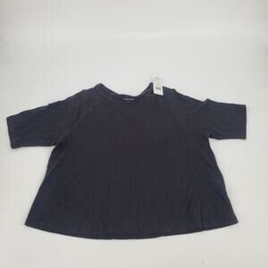 EILEEN FISHER GREEN RND NECK TUNIC Style # S2GC1-T5847M Women's LARGE NWT